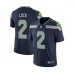 Men's Seattle Seahawks #2 Drew Lock Navy Vapor Untouchable Limited Stitched Jersey