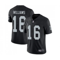 Men's Oakland Raiders #16 Tyrell Williams Black Team Color Vapor Untouchable Limited Player Football Jersey