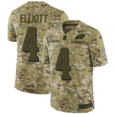 Men's Nike Philadelphia Eagles #4 Jake Elliott Limited Camo 2018 Salute to Service NFL Jersey