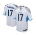 Men's Tennessee Titans #17 Ryan Tannehill Game White Football Jersey