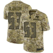 Men's Nike Tampa Bay Buccaneers #53 Adarius Glanton Limited Camo 2018 Salute to Service NFL Jersey