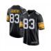 Men's Pittsburgh Steelers #83 Zach Gentry Game Black Alternate Football Jersey