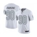 Men's Oakland Raiders #90 Johnathan Hankins Elite White Rush Vapor Untouchable Football Jersey