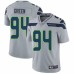 Men's Nike Seattle Seahawks #94 Rasheem Green Grey Alternate Vapor Untouchable Limited Player NFL Jersey