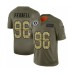 Men's Oakland Raiders #96 Clelin Ferrell Olive Camo 2019 Salute to Service Limited Football Stitched Jersey