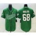 Men's Nike Philadelphia Eagles #68 Jordan Mailata Green Cool Base Stitched Baseball Jersey