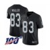 Men's Oakland Raiders #83 Darren Waller Black Team Color Vapor Untouchable Limited Player 100th Season Football Jersey