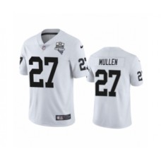 Men's Oakland Raiders #27 Trayvon Mullen White 2020 Inaugural Season Vapor Limited Stitched Jersey