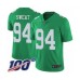 Men's Philadelphia Eagles #94 Josh Sweat Limited Green Rush Vapor Untouchable 100th Season Football Stitched Jersey