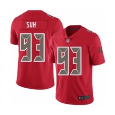 Men's Tampa Bay Buccaneers #93 Ndamukong Suh Limited Red Rush Vapor Untouchable Football Jersey