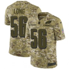 Men's Nike Philadelphia Eagles #56 Chris Long Limited Camo 2018 Salute to Service NFL Jersey