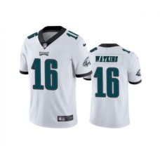 Men's Philadelphia Eagles #16 Quez Watkins 2022 White Vapor Untouchable Limited Stitched Jersey