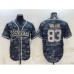 Men's Las Vegas Raiders #83 Darren Waller Grey Camo With Patch Cool Base Stitched Baseball Jersey