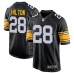 Men's Nike Pittsburgh Steelers #28 Mike Hilton Game Black Alternate NFL Jersey