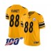 Men's Pittsburgh Steelers #88 Nick Vannett Limited Gold Inverted Legend 100th Season Football Stitched Jersey