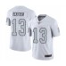 Men's Oakland Raiders #13 Hunter Renfrow Elite White Rush Vapor Untouchable Football Jersey