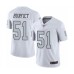 Men's Oakland Raiders #51 Vontaze Burfict Elite White Rush Vapor Untouchable Football Jersey