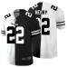 Men's Tennessee Titans #22 Derrick Henry Black White Limited Split Fashion Football Stitched Jersey