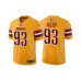 Men's Washington Commanders #93 Jonathan Allen Gold Vapor Untouchable Stitched Football Jersey