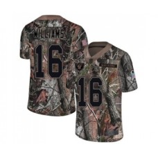 Men's Oakland Raiders #16 Tyrell Williams Limited Camo Rush Realtree Football Jersey