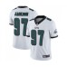 Men's Philadelphia Eagles #97 Malik Jackson White Vapor Untouchable Limited Player Football Jersey