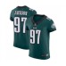 Men's Philadelphia Eagles #97 Malik Jackson Midnight Green Team Color Vapor Untouchable Elite Player Football Jersey