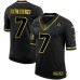 Men's Pittsburgh Steelers #7 Ben Roethlisberger Olive Gold Nike 2020 Salute To Service Limited Stitched Jersey