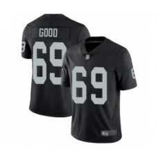 Men's Oakland Raiders #69 Denzelle Good Black Team Color Vapor Untouchable Limited Player Football Jersey