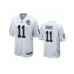 Men's Oakland Raiders #11 Henry Ruggs White 2020 Inaugural Season Game Stitched Jersey