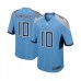 Men's Tennessee Titans #10 Adam Humphries Game Light Blue Alternate Football Jersey