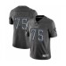 Men's Oakland Raiders #75 Howie Long Gray Static Fashion Limited Football Stitched Jersey