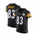 Men's Pittsburgh Steelers #83 Zach Gentry Black Team Color Vapor Untouchable Elite Player Football Jersey