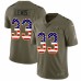 Men's Nike Tennessee Titans #33 Dion Lewis Limited Olive/USA Flag 2017 Salute to Service NFL Jersey