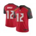 Men's Tampa Bay Buccaneers #12 Tom Brady Red Team Color Vapor Untouchable Limited Player Football Stitched Jersey