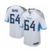 Men's Tennessee Titans #64 Nate Davis Game White Football Jersey