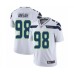 Men's Seattle Seahawks #98 Ezekiel Ansah White Vapor Untouchable Limited Player Football Jersey