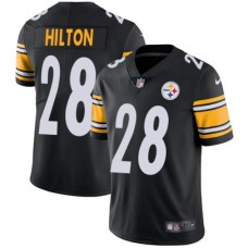 Men's Nike Pittsburgh Steelers #28 Mike Hilton Black Team Color Vapor Untouchable Limited Player NFL Jersey