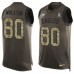 Men's Nike Philadelphia Eagles #80 Markus Wheaton Limited Green Salute to Service Tank Top NFL Jersey