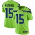 Men's Nike Seattle Seahawks #15 Brandon Marshall Limited Green Rush Vapor Untouchable NFL Jersey