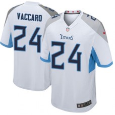 Men's Nike Tennessee Titans #24 Kenny Vaccaro Game White NFL Jersey