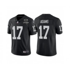 Men's Las Vegas Raiders #17 Davante Adams Black With 2020 Inaugural Season Patch Vapor Limited Stitched Jersey