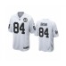 Men's Oakland Raiders #84 Antonio Brown Game 60th Anniversary White Football Jersey