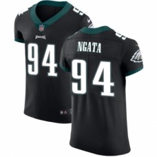 Men's Nike Philadelphia Eagles #94 Haloti Ngata Black Vapor Untouchable Elite Player NFL Jersey