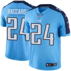 Men's Nike Tennessee Titans #24 Kenny Vaccaro Limited Light Blue Rush Vapor Untouchable NFL Jersey