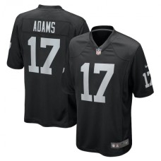 Men's Oakland Raiders #17 Davante Adams Black Limited Stitched Jersey