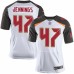 Men's Nike Tampa Bay Buccaneers #47 John Lynch Elite White NFL Jersey