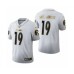 Men's Pittsburgh Steelers #19 JuJu Smith-Schuster Limited White Golden Edition Football Stitched Jersey