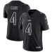 Men's Nike Oakland Raiders #4 Derek Carr Limited Black Rush Impact NFL Jersey