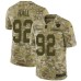 Men's Nike Oakland Raiders #92 P.J. Hall Limited Camo 2018 Salute to Service NFL Jersey