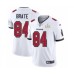 Men's Tampa Bay Buccaneers #84 Cameron Brate White 2021 Super Bowl LV Stitched Jersey